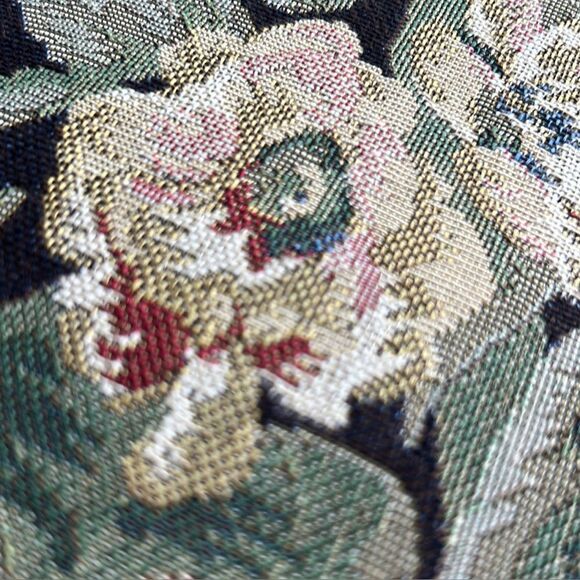 3 yards New Kovi Onyx Botanical Floral 
Jacquard Tapestry Fabric Upholstery - Picture 6 of 9